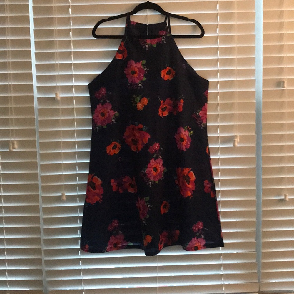 Amazon blue floral summer dress